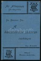 Berényi Pál: A kereskedelmi számtan kézikönyve. Bp., 1897., Athenaeum. Kiadói egészvászon-kötés, márványozott lapélekkel, kissé kopott borítóval.