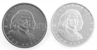 2014. 2000Ft Cu-Ni "Zrínyi Miklós halálának 350. évfordulója" + 5000Ft Ag "Zrínyi Mik...