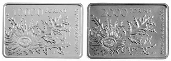 2017. 2000Ft Cu-Ni "Bükki Nemzeti Park" + 10.000Ft Ag "Bükki Nemzeti Park" kapsz...