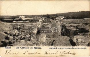 1903 Rance, Les Carrieres de Marbre / marble quarry (EK)