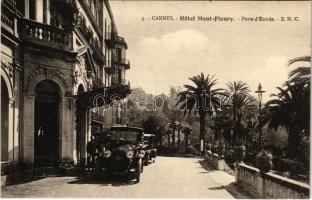 Cannes, Hotel Mont-Fleury, Porte dEntrée / hotel, automobile