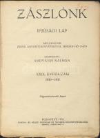 1931 Zászlónk ifjúsági lap XXIX. évfolyam 1930-1931 kartonkötéses kiadása