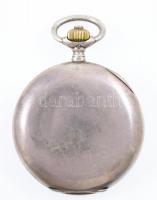 Ezüst (Ag) jelzett férfi zsebóra, jelzett IWC (International Watch Company) szerkezettel, nem működi...