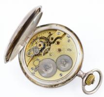 Ezüst (Ag) jelzett férfi zsebóra, jelzett IWC (International Watch Company) szerkezettel, nem működi...