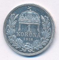 1916KB 1K Ag "Ferenc József" T:1- kis patina
Adamo K5.1