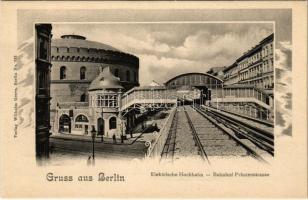 Berlin, Elektrische Hochbahn, Bahnhof Prinzenstrasse / elevated railway station