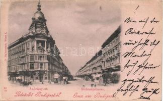 1898 Budapest VI. Andrássy út (ázott / wet damage)