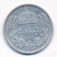 1893KB 1K Ag "Ferenc József" T:2-,3 
Adamo K5