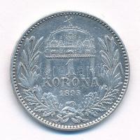 1895KB 1K Ag "Ferenc József" T:2,2- kis karc
Adamo K5