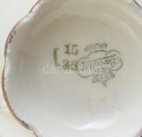 Bavaria német teáscsésze, matricás jelzett, 1940 körül