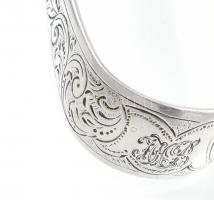 Ezüst(Ag) angol cukorfogó csipesz, jelzett, h: 10,3 cm, nettó: 23,5 g