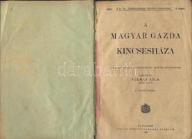 1900 Tormay Béla: "A magyar gazda kincsesháza" II. javított Pallas Részvénytársaság kiadása