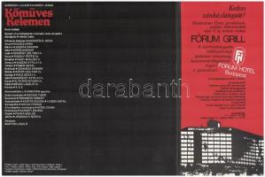 1982 Szörényi Levente, Bródy János: Kőműves Kelemen (rockballada), a Pesti Színház ismertető prospek...