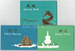 KÍNA - 6 db modern képeslap sorozat tokokban, összesen 60 db képeslappal / CHINA - 6 modern postcard series in cases, with 60 postcards altogether