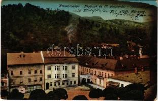 1916 Körmöcbánya, Kremnitz, Kremnica; Népbank és állami pénzverde. Kniep Róbert kiadása / Volksbank und städt. Münzamt / bank, mint (fl)