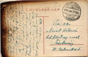 1916 Körmöcbánya, Kremnitz, Kremnica; Népbank és állami pénzverde. Kniep Róbert kiadása / Volksbank ...