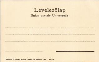 Tátra, Magas-Tátra, Vysoké Tatry; Poprádi-tó. Cattarino S. kiadása 186. sz. 1905. / Popper-See / Pop...