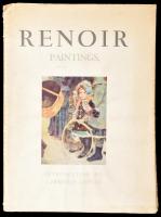 Lawrence Gowing: Renoir. Paintings. London, é.n., Lindsay Drummond, angol nyelven, 16 db színes festményreprodukcióval, kiadói gyűrűs papírkötésben, kissé kopott borítóval