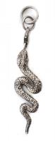 Ezüst (Ag) Thomas Sabo kígyó medál, jelzett, szemeiből hiányzik a kő, 6cm, nettó: 4,5g