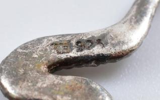 Ezüst (Ag) Thomas Sabo kígyó medál, jelzett, szemeiből hiányzik a kő, 6cm, nettó: 4,5g