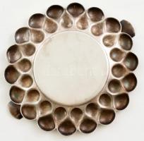 Ezüst (Ag) hamutál, vésett felirattal: Antwerpen-Budapest Prisma Diamonds. Jelzés nélkül, 11cm, nett...