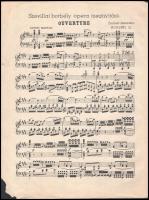 cca 1920-1940 Szevillai borbély opera megnyitója (ouverture). Zenéjét szerzette: Rossini G. Világhír...