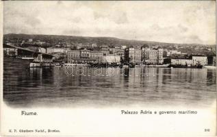 Fiume, Rijeka; Palazzo Adria e governo maritimo / palace, maritime government