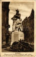 1925 Budapest V. Szabadság tér, Magyarország elszakított területeinek Kelet irredenta szobra (EK)