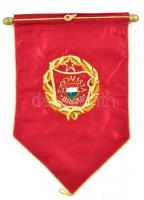 Szocialista Brigád asztali zászló, 38×24 cm