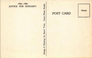 1956-1966 Justice for Hungary! Design & Painting by József Vudy. Jonas Photo Studio / Igazságot ...