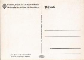 Kein Hindernis ist unüberwindlich. Deutscher, erwirb das SA.-Sportabzeichen! Meldung bei den örtlich...