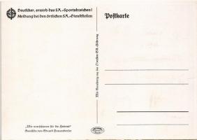 Wir marschieren für die Heimat. Deutscher, erwirb das SA.-Sportabzeichen! Meldung bei den örtlichen ...