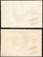 1961 Budapesti Állatkert (I.) vágott sor 2 db FDC-n