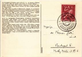 A G.I.L. vendégeként Olaszországban tartózkodó leventeszázad Padovában, 1940. október 11-én a Báthor...