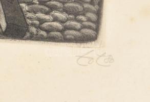 Tot, Amerigo (1909-1984): Artisták. Mezzotinto, papír, jelzett és datált (Tot 80),számozott (83/100)...