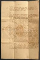 1681 Egyházi témájú hivatalos levél látványos viaszpecséttel Körmöcbányára / Offical letter to Kremnica with a spectacular vax-seal