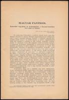 Magyar panteon. Nemzetünk nagyjainak és kiválóságainak a Kerepesi-temetőben lévő sírjai és síriratai...