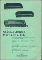 Szájharmonika iskola és album, írta: Madaras Árpád, 31közismert cserkész, levente, katonai népdal és induló
