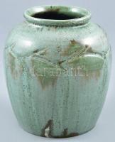 LM jelzéssel kerámia váza, hibátlan, m: 14 cm