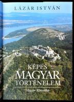 Lázár István: Képes magyar történelem. Bp., 1993, Magyar Könyvklub. Kiadói egészvászon-kötés, kiadói...