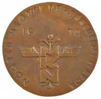 1974. Nógrád Megyei Kereskedelmi Napok kétoldalas, öntött bronz emlékérem (92mm) T:1-
