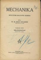 1931 Dr. Szily Kálmán: Mechanika- Szilárdságtan műegyetemi tankönyv