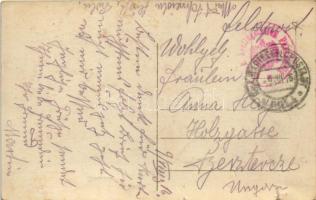 1916 Linienschiffsleutnant Konjovic rettet die Besatzung eines verunglückten Flugzeuges bei Valona a...