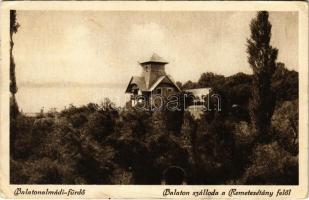 1926 Balatonalmádi-fürdő, Balaton szálloda a Remetesétány felől (EK)