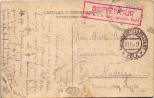 1917 SMS Szent István az Osztrák-Magyar Haditengerészet Tegetthoff-osztályú csatahajója / K.u.K. Kri...