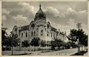 1933 Jászapáti, Főszolgabírói hivatal és polgári leányiskola