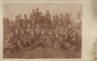 Military WWI Hungarian soldiers group photo