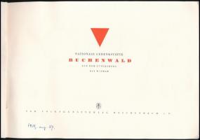 1958 Nationale Gedenkstätte Buchenwald auf dem Ettersberg bei Weimar. Dokumentensammlung mit Skizzen...