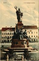 1915 Arad, A 13 vértanú szobra, Schwarz Testvérek, Weigl és Bogsán és Iványi üzlete. Pichler Sándor kiadása / 13 martyrs statue, shops