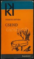 Fekete István: Csend. Bozóky Mária rajzaival. Bp., 1965, Kozmosz. Első kiadás. Kiadói papírkötés.